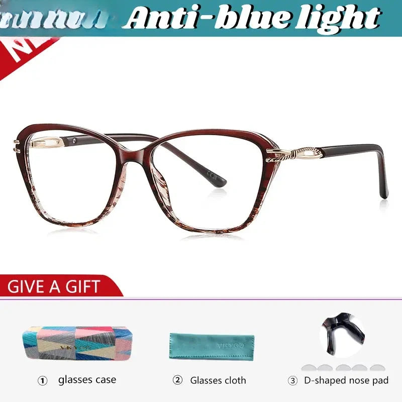 Women's Polygon Full Rim TR90 Reading Glasses 77237 — view 7 | Rx Spectacle