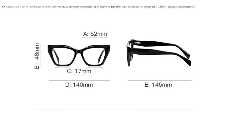 Women's Cat Eye Full Rim TR90 Reading Glasses 2167 — view 14 | Rx Spectacle