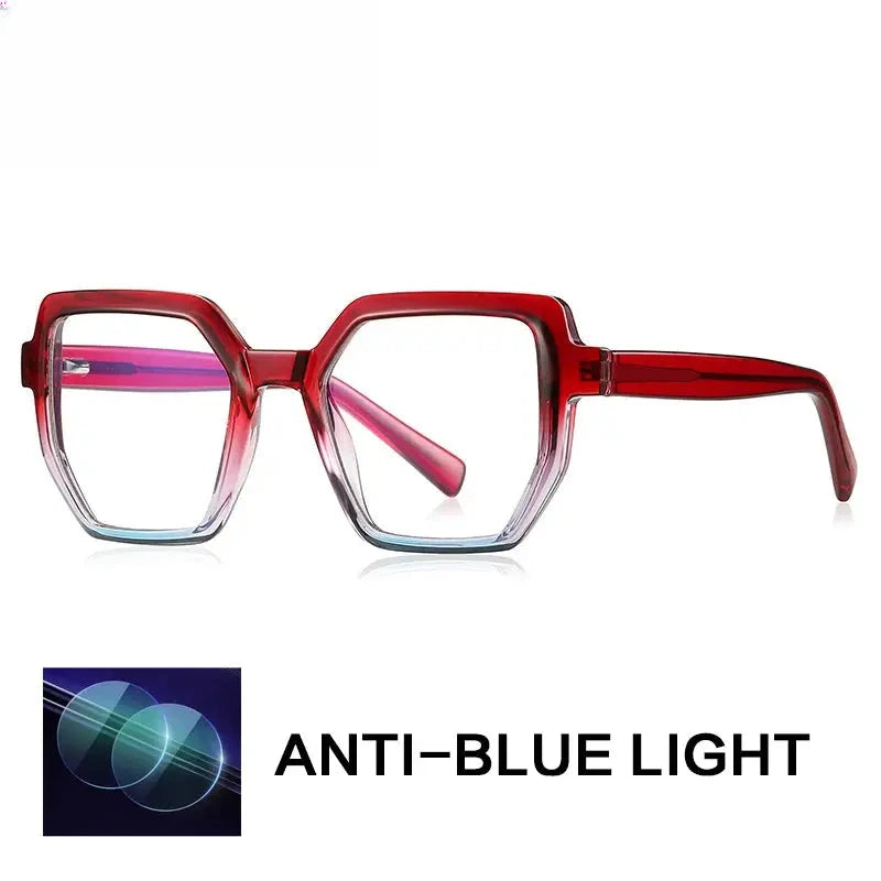Women's Cat Eye Full Rim Titanium Reading Glasses G2143 — view 7 | Rx Spectacle
