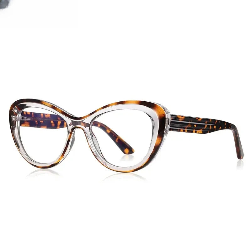 Women's Cat Eye Full Rim TR90 Reading Glasses 2173 — view 8 | Rx Spectacle