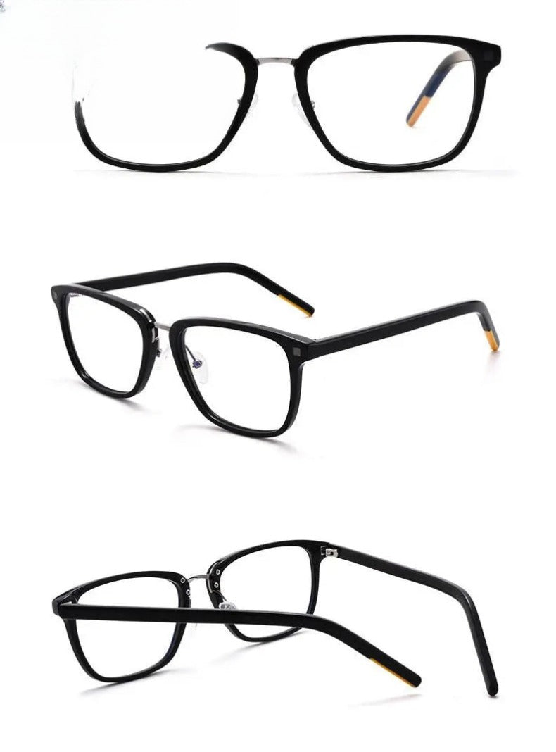 Unisex Square Full Rim Acetate Prescription Glasses Gxyj312 — view 11 | Rx Spectacle