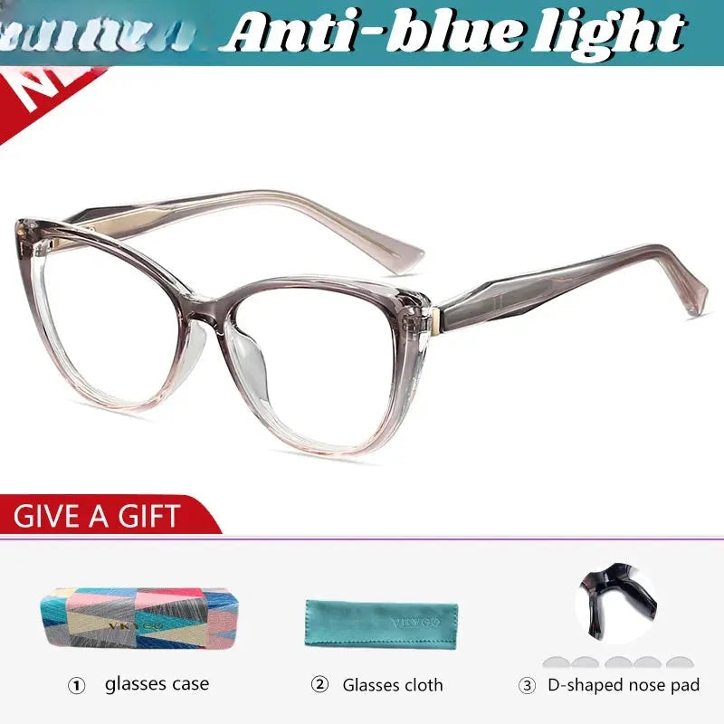 Women's Butterfly Full Rim TR90 Reading Glasses 582006 — view 7 | Rx Spectacle