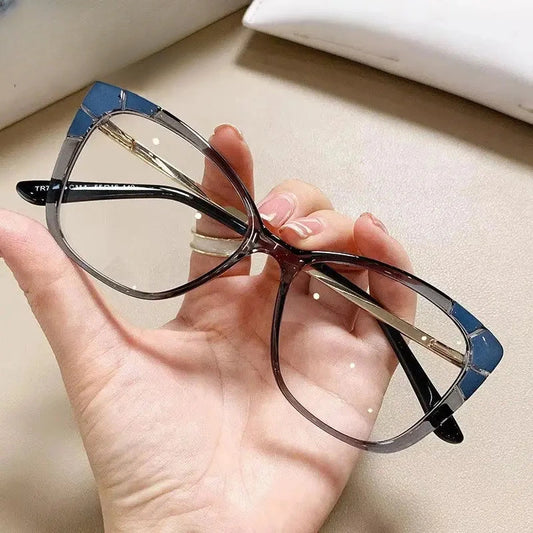 Women's Cat Eye Full Rim TR90 Prescription Glasses 75721 — view 1 | Rx Spectacle