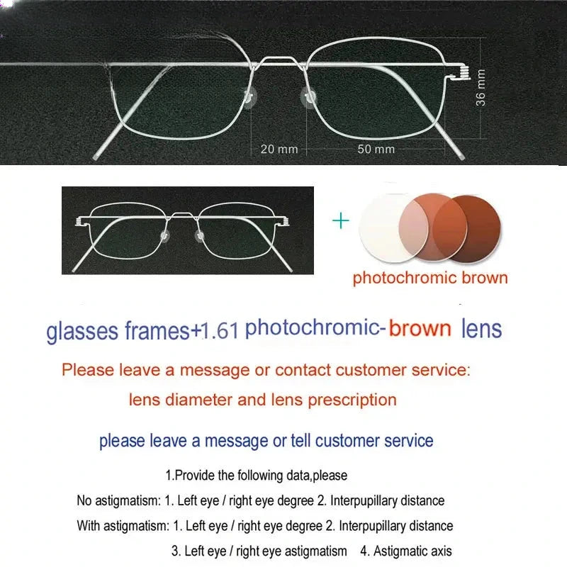 Unisex Oval Full Rim Stainless Steel Screwless Prescription Glasses 61425 — view 20 | Rx Spectacle