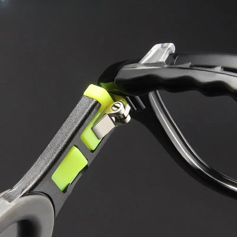 Unisex Square Full Rim Titanium Sports Glasses 0048 — view 8 | Rx Spectacle
