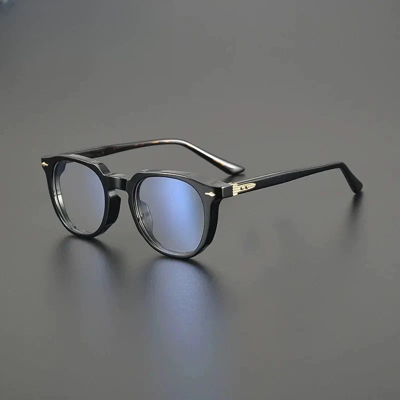 Unisex Square Full Rim Acetate Prescription Glasses G7003 — view 5 | Rx Spectacle