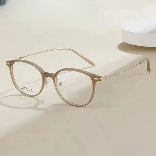 Unisex Square Full Rim Titanium Prescription Glasses 618262 — view 1 | Rx Spectacle