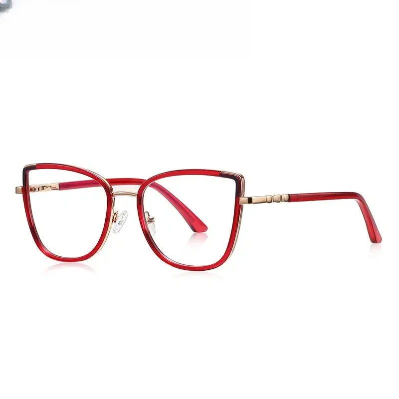 Women's Cat Eye Full Rim TR90 Prescription Glasses 613131 — view 4 | Rx Spectacle