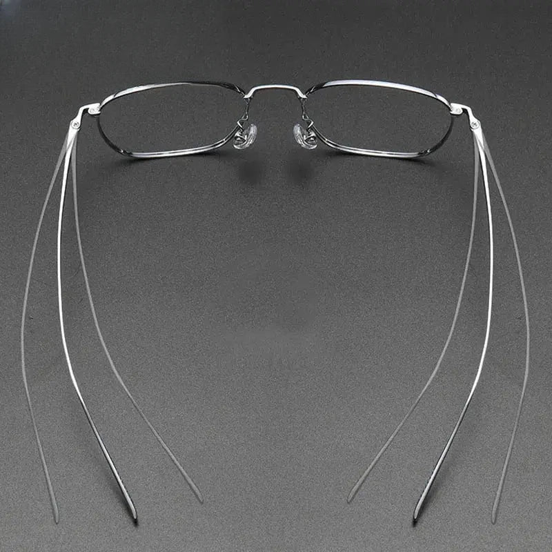 Unisex Square Full Rim Alloy Prescription Glasses 19013 — view 5 | Rx Spectacle