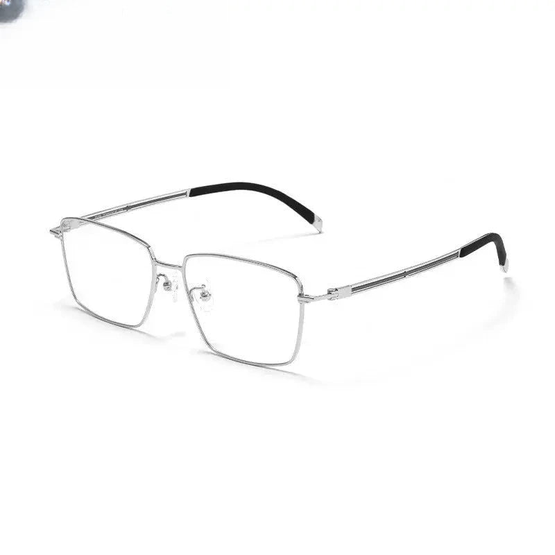 Men's Polygon Full Rim Titanium Prescription Glasses 70013 — view 6 | Rx Spectacle