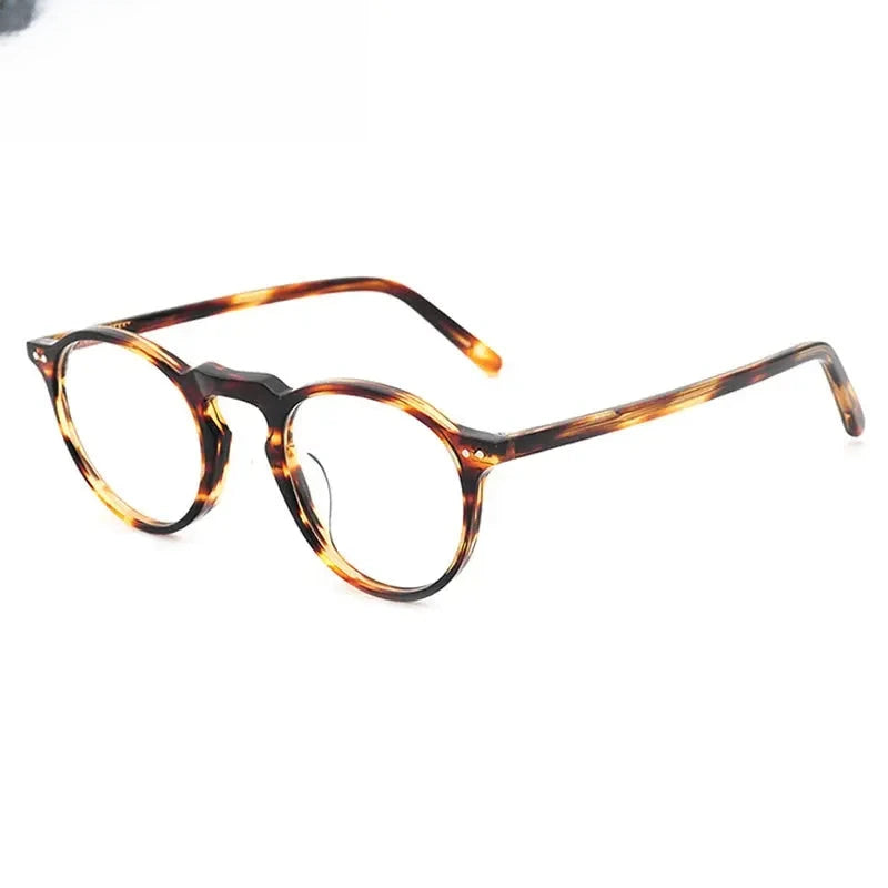 Women's Round Full Rim Acetate Prescription Glasses 667924 — view 6 | Rx Spectacle