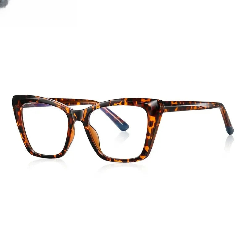 Women's Square Full Rim Titanium Reading Glasses 2150 — view 8 | Rx Spectacle