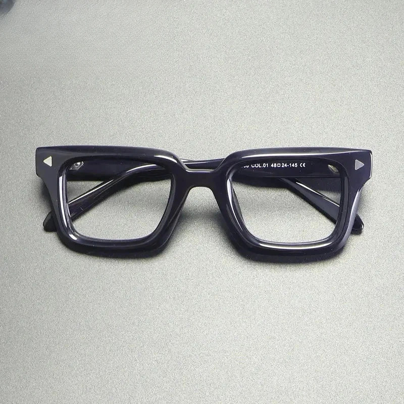 Unisex Browline Full Rim Acetate Prescription Glasses G66308 — view 1 | Rx Spectacle