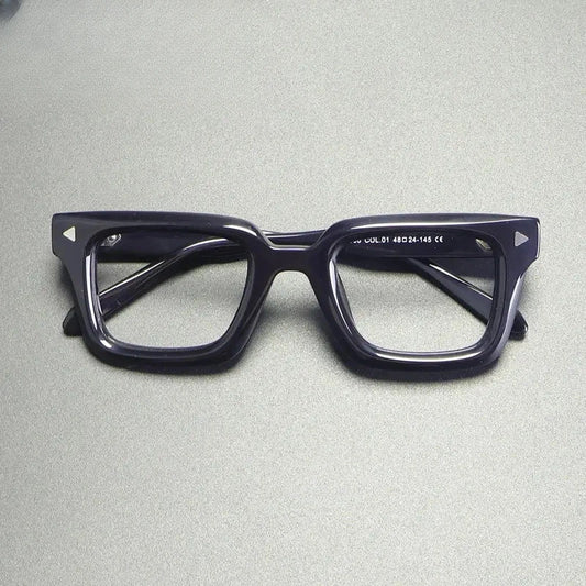 Unisex Browline Full Rim Acetate Prescription Glasses G66308 — view 1 | Rx Spectacle