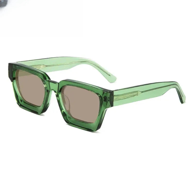 Unisex Square Full Rim Acetate Prescription Glasses Mo19 — view 11 | Rx Spectacle