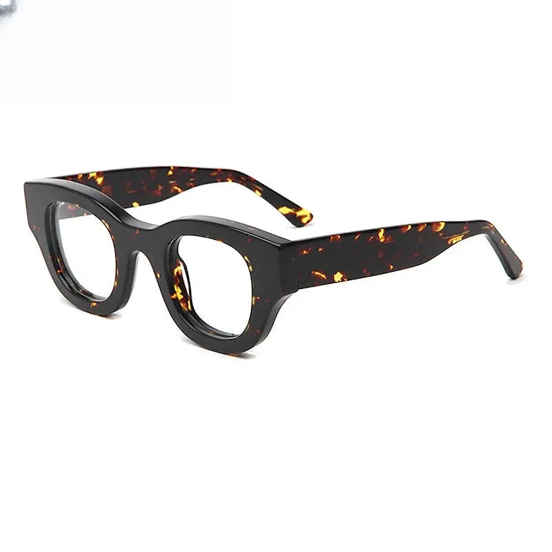 Unisex Square Full Rim Acetate Prescription Glasses 237043 — view 3 | Rx Spectacle