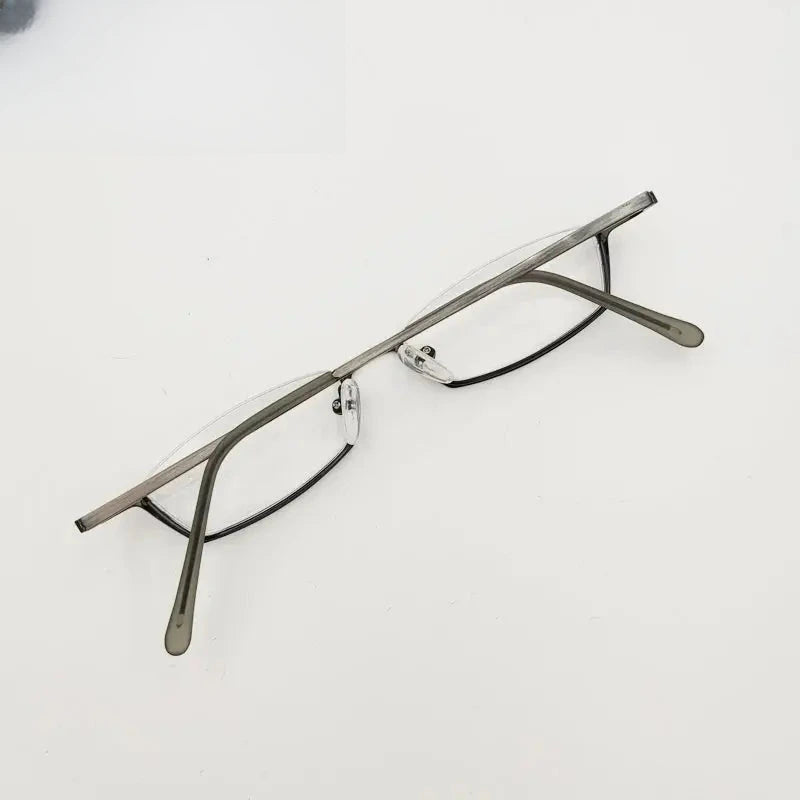 Women's Oval Semi-Rimless Reading Glasses 11520 — view 3 | Rx Spectacle