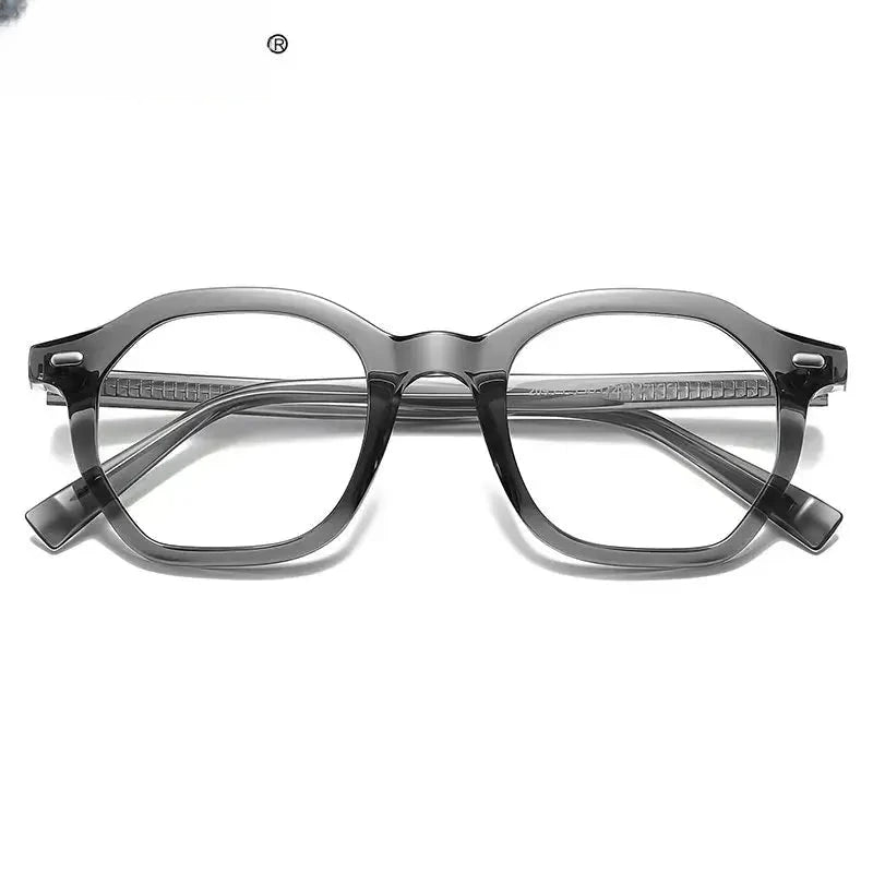 Women's Square Full Rim Titanium Reading Glasses 2095 — view 6 | Rx Spectacle