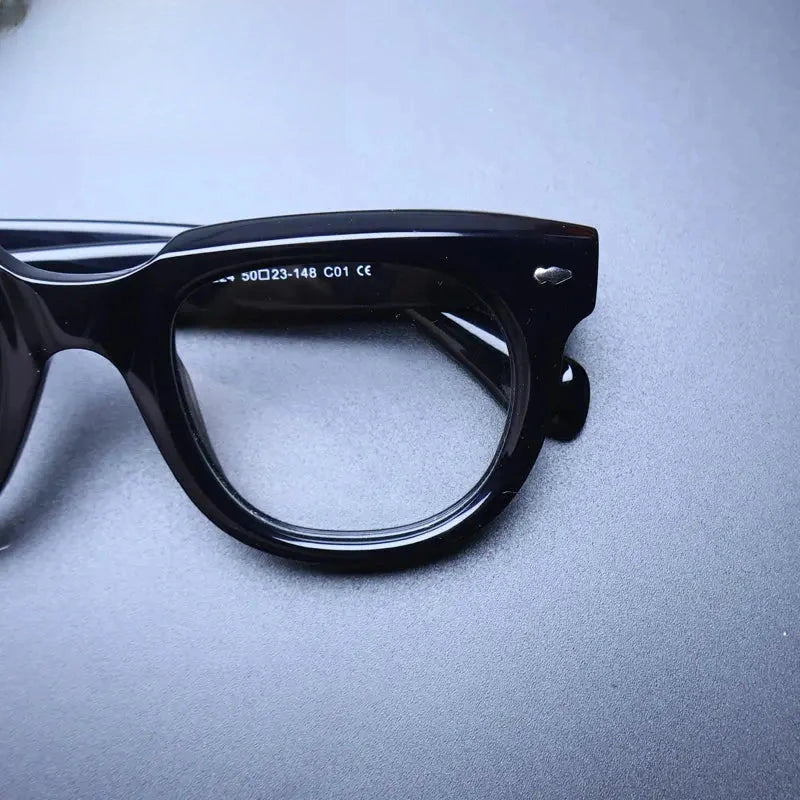 Unisex Square Full Rim Acetate Prescription Glasses Gxyj1470 — view 3 | Rx Spectacle