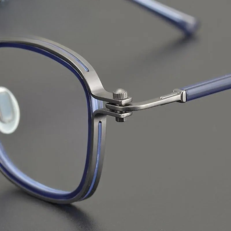Unisex Square Full Rim Acetate Prescription Glasses Gxyj698 — view 7 | Rx Spectacle