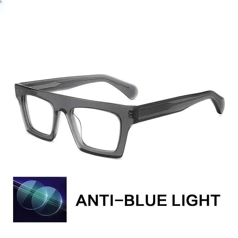 Unisex Browline Full Rim Acetate Reading Glasses G8822 — view 7 | Rx Spectacle