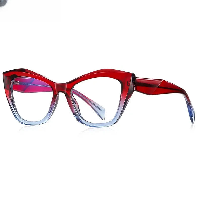Women's Cat Eye Full Rim Acetate Reading Glasses 2197 — view 10 | Rx Spectacle