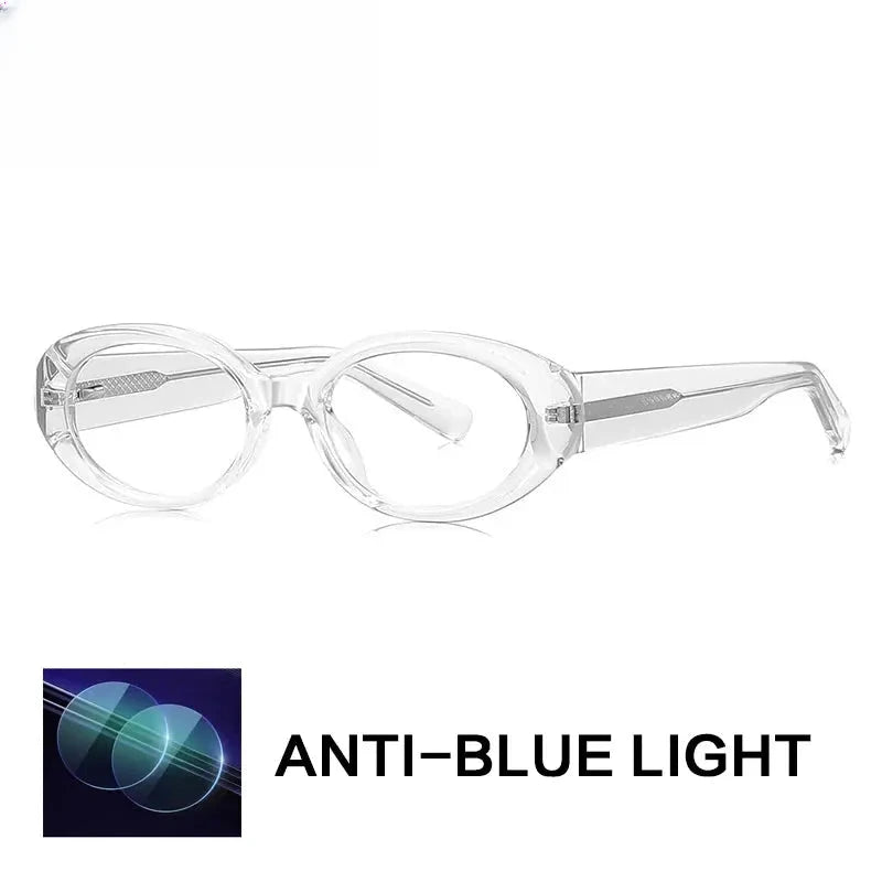Unisex Oval Full Rim Titanium Reading Glasses Gxyj9033 — view 5 | Rx Spectacle