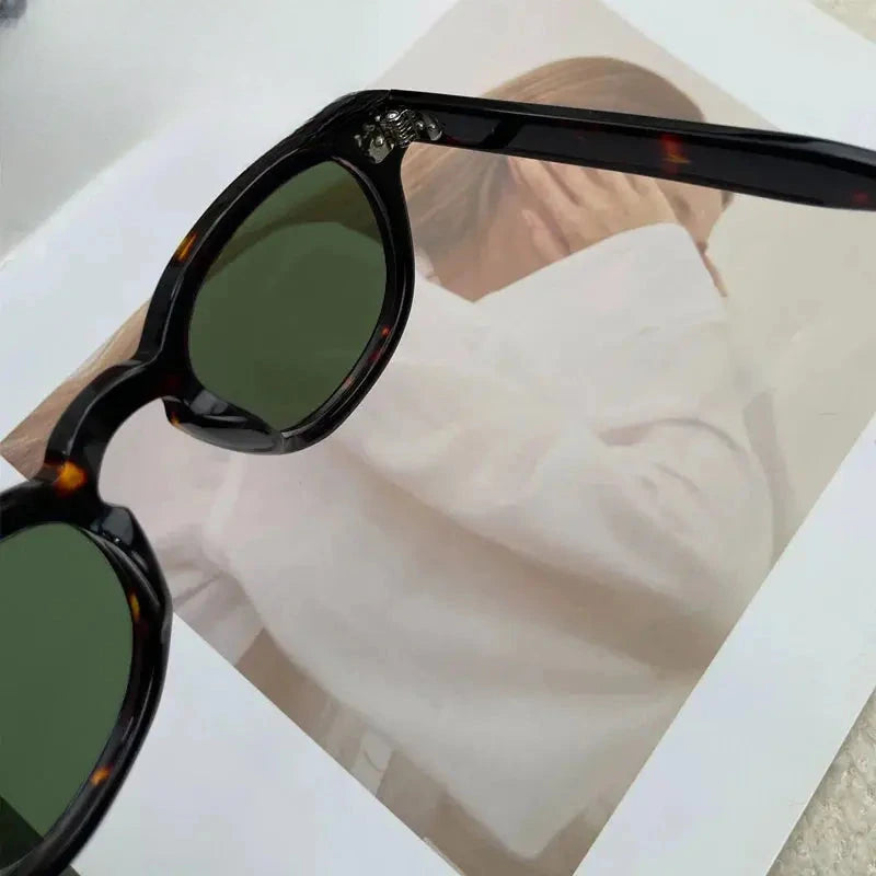 Women's Oval Full Rim Acetate Prescription Glasses Y4638 — view 4 | Rx Spectacle