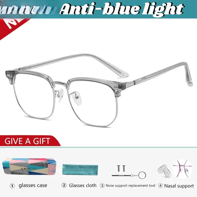 Unisex Square Full Rim TR90 Reading Glasses 49085 — view 10 | Rx Spectacle