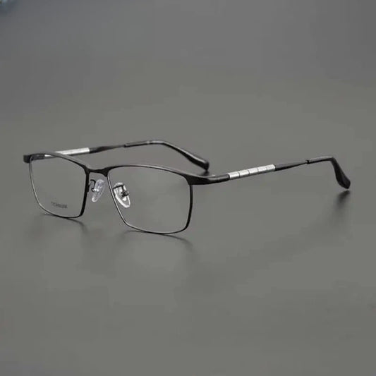 Men's Browline Full Rim Titanium Prescription Glasses 46119 — view 1 | Rx Spectacle