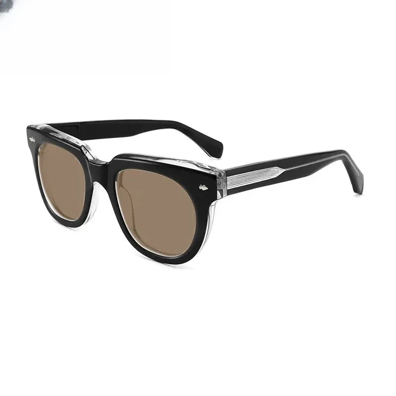 Unisex Square Full Rim Acetate Prescription Glasses Mo17 — view 12 | Rx Spectacle