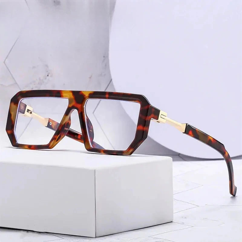 Unisex Browline Full Rim Alloy Reading Glasses 8725 — view 1 | Rx Spectacle