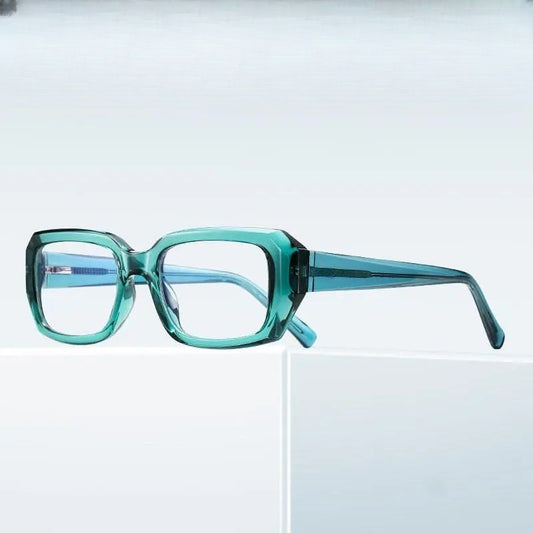 Unisex Square Full Rim Acetate Prescription Glasses 2154 — view 1 | Rx Spectacle