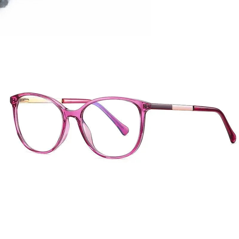 Women's Round Full Rim Titanium Prescription Glasses 205644 — view 4 | Rx Spectacle