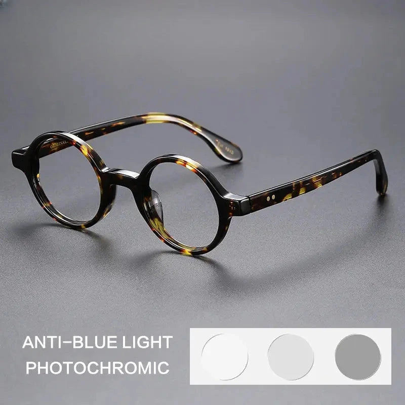 Women's Round Full Rim Acetate Reading Glasses G56002 — view 3 | Rx Spectacle