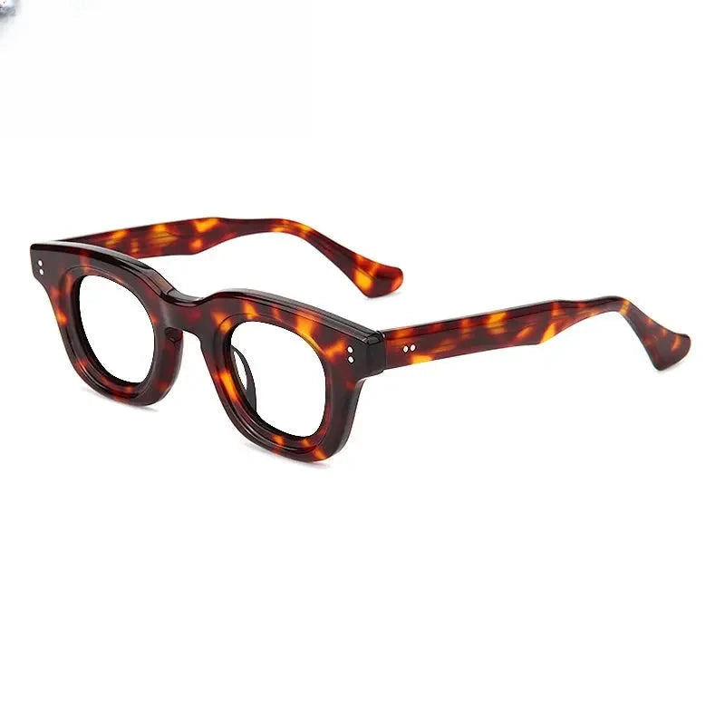 Unisex Square Full Rim Acetate Prescription Glasses 247062 — view 3 | Rx Spectacle