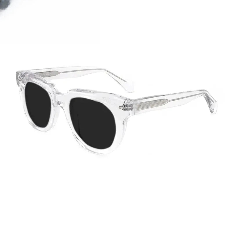 Unisex Square Full Rim Acetate Prescription Glasses Mo17 — view 8 | Rx Spectacle
