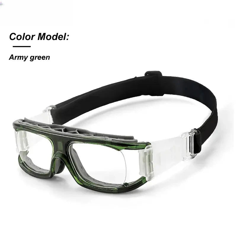 Unisex Square Full Rim TR90 Sports Glasses 1577 — view 8 | Rx Spectacle