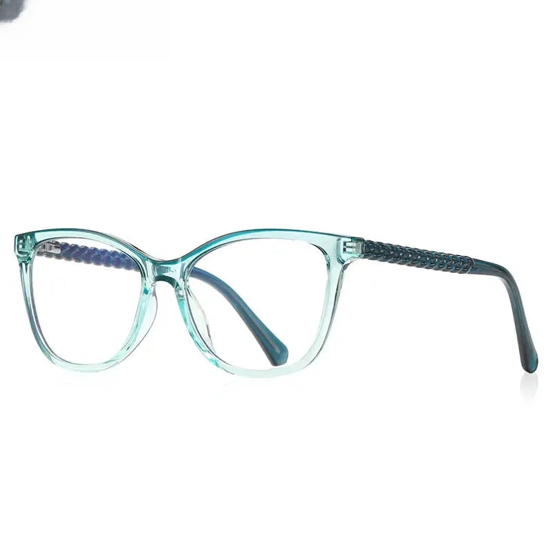 Women's Square Full Rim TR90 Reading Glasses 2138 — view 12 | Rx Spectacle