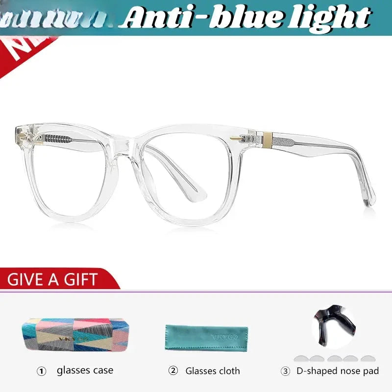 Women's Butterfly Full Rim Titanium Reading Glasses 512230 — view 9 | Rx Spectacle