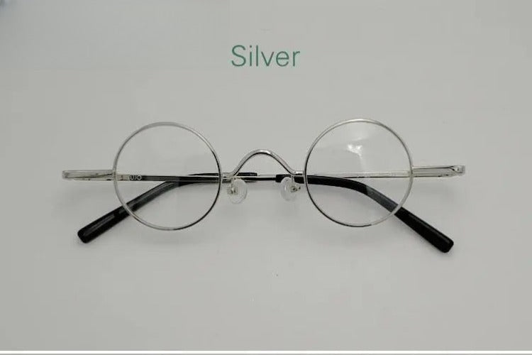 Unisex Round Full Rim Alloy Prescription Glasses 811001 — view 8 | Rx Spectacle