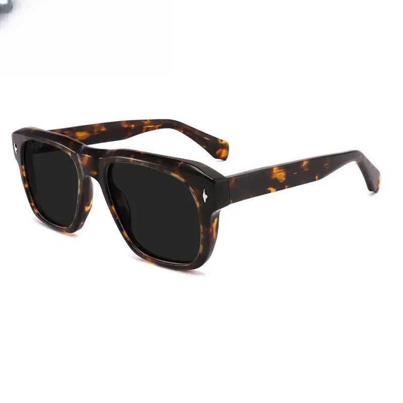 Unisex Square Full Rim Acetate Prescription Glasses Mo16 — view 18 | Rx Spectacle