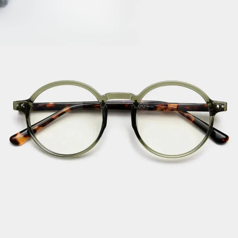Unisex Round Full Rim TR90 Prescription Glasses 47167 — view 1 | Rx Spectacle
