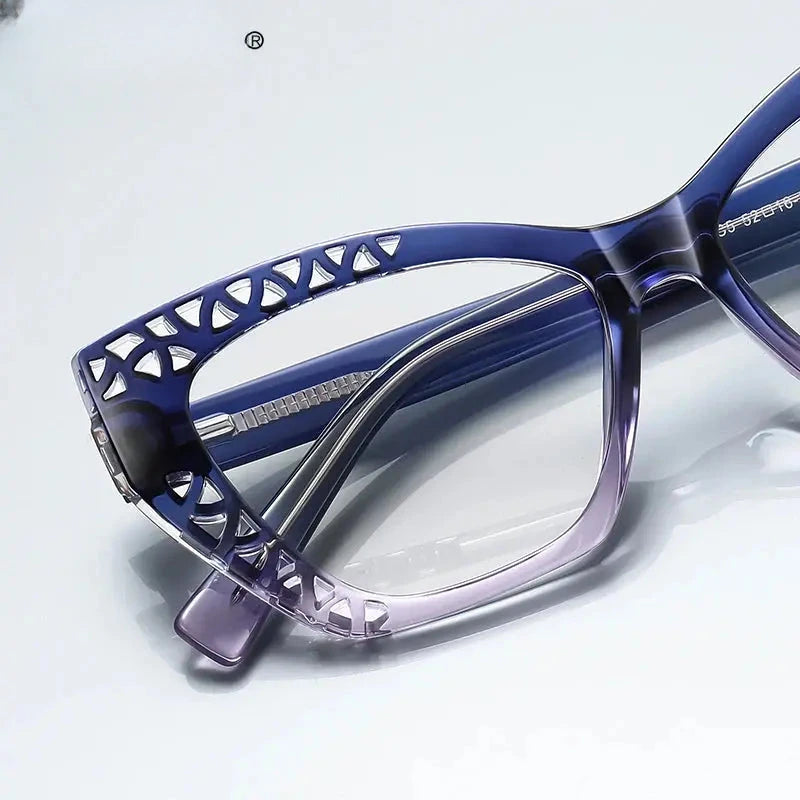 Women's Cat Eye Full Rim TR90 Reading Glasses 2182 — view 2 | Rx Spectacle