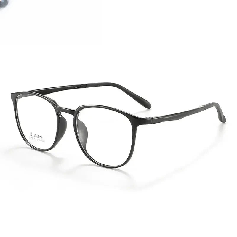 Unisex Square Full Rim Titanium Prescription Glasses 773309 — view 3 | Rx Spectacle