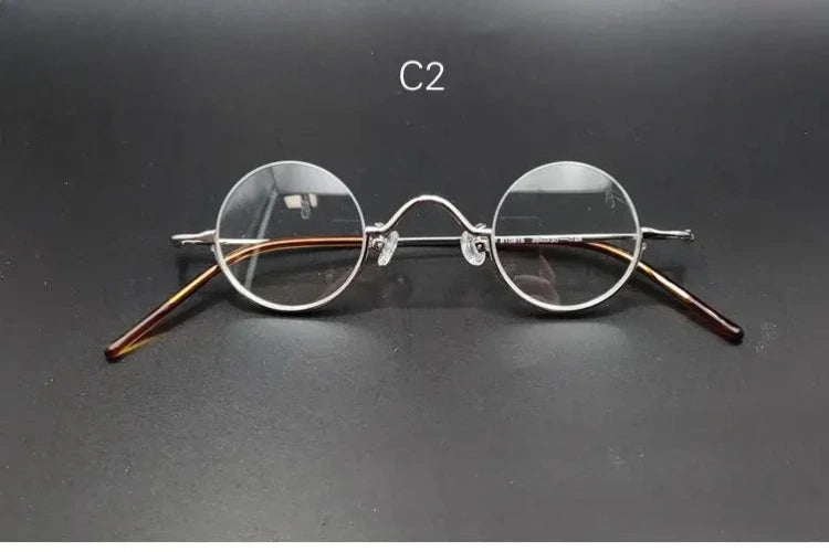 Women's Round Semi-Rimless Alloy Reading Glasses 13535 — view 4 | Rx Spectacle