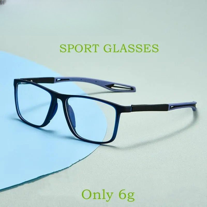 Unisex Square Full Rim TR90 Sports Glasses TR1019R — view 1 | Rx Spectacle