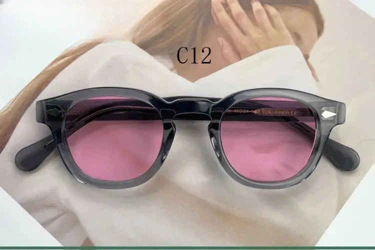 Women's Oval Full Rim Acetate Prescription Glasses Y4638 — view 21 | Rx Spectacle