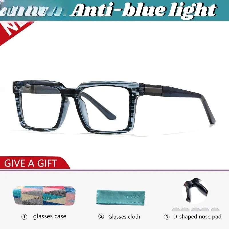 Unisex Square Full Rim TR90 Reading Glasses 360033 — view 7 | Rx Spectacle