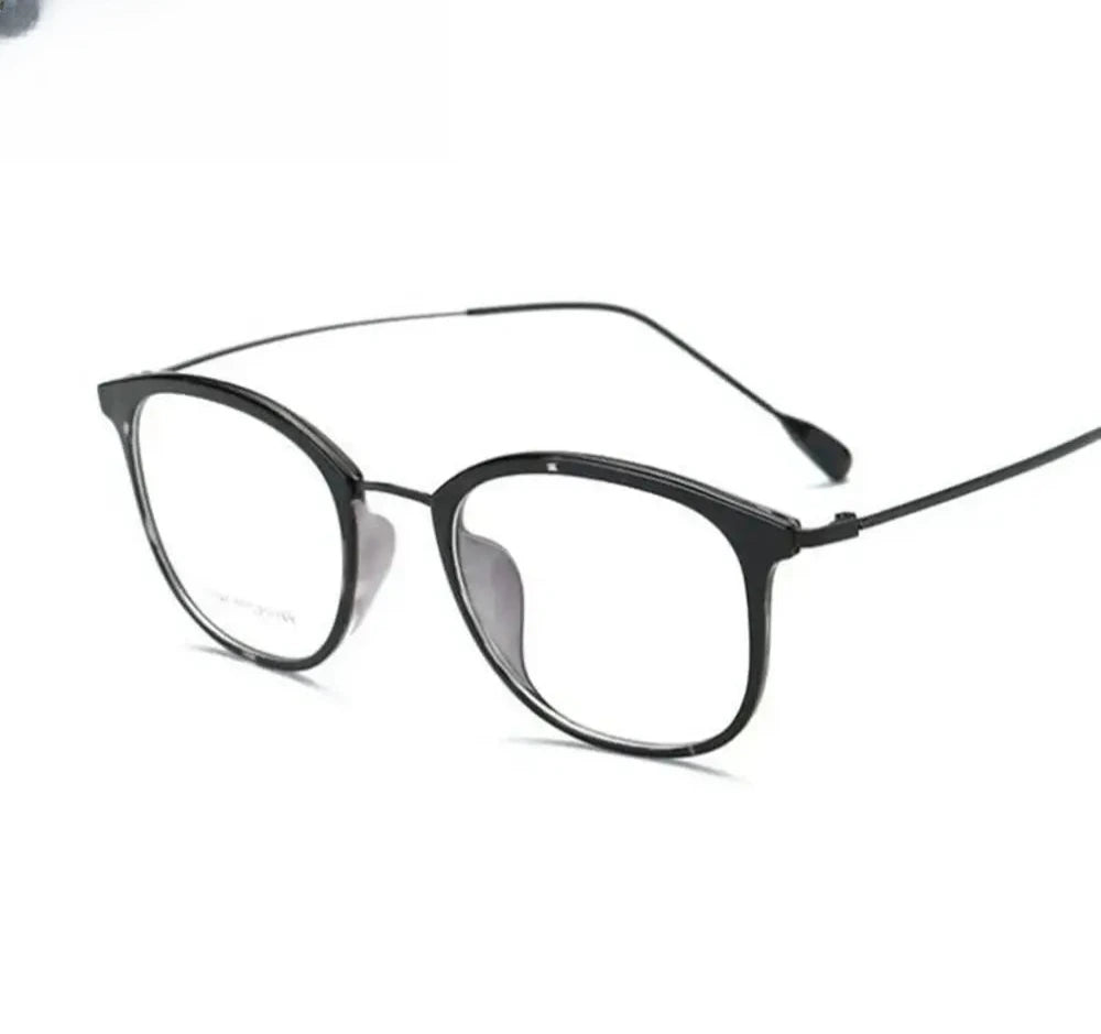 Unisex Square Full Rim Titanium Prescription Glasses 51097 — view 6 | Rx Spectacle